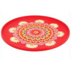 Plastic Dala Red Printed...