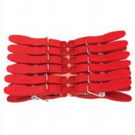 Cloth Clip Pink (12 Pcs Set)-TEL