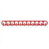Wall Hanger Red - 11 hook -TEL