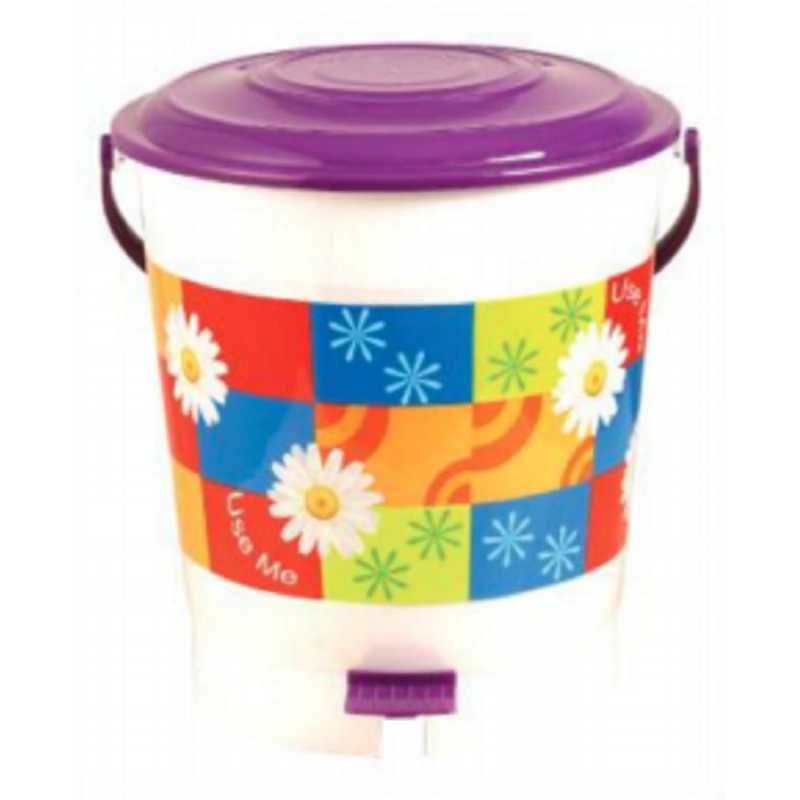 Mr. Clean Paddle Bin Silver -TEL