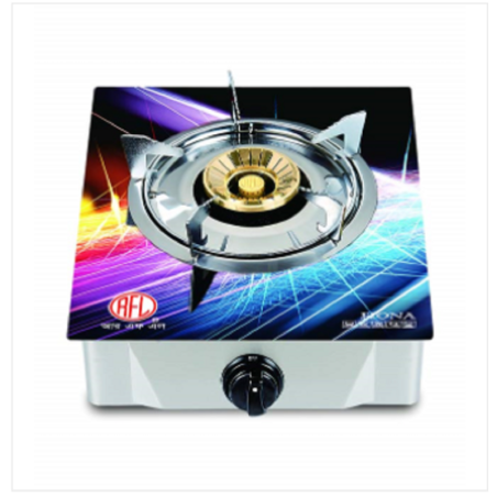 Single Glass Auto LPG Gas Stove Fiona