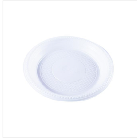 Plate 50 Pcs Set-18 CM-White