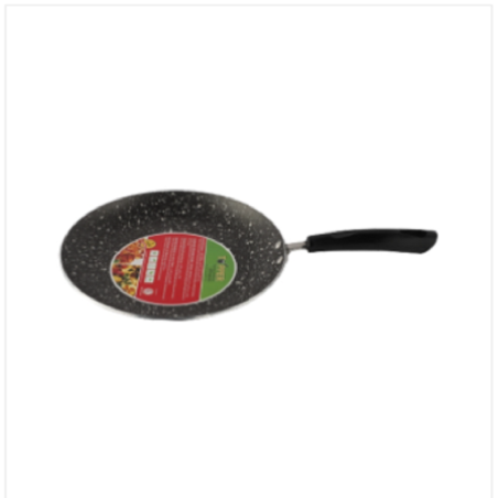 TOPPER Nonstick Classic Dosa Tawa (Spatter Grey) 26 Cm