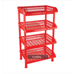 4 Step Super Rack Red