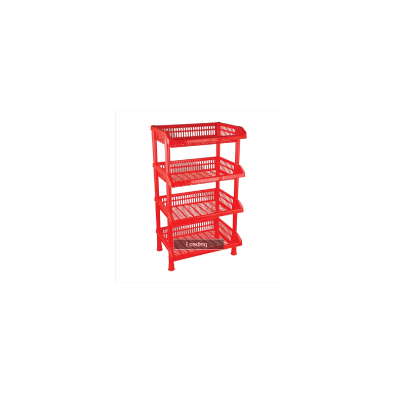 4 Step Super Rack Red