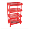 4 Step Super Rack Red