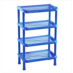 4 Step Shoe Rack SM Blue