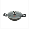 Topper Nonstick Karai With Lid Black 24 Cm