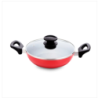 Topper Nonstick Karai With Lid Red 26 Cm