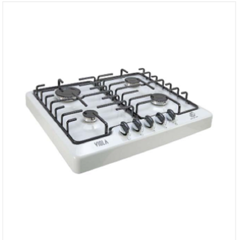 Four Burner Gas Stove Viola White