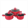 Topper Nonstick Casserole Set With Glass Lid
