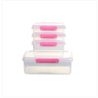Aqua Food Lock Container Rtg 4 Pcs Set