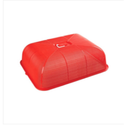 Web Dish Cover Medium Red