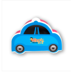 Promo Car Tiffin Box Light Blue