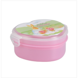 Love Shape Tiffin Box Tr.Pink