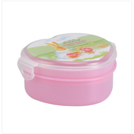 Love Shape Tiffin Box Tr.Pink