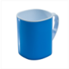 Royal Mug 400 ML With Lid White & Tr Blue
