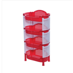 Style Fence Rack 4 Step Red...