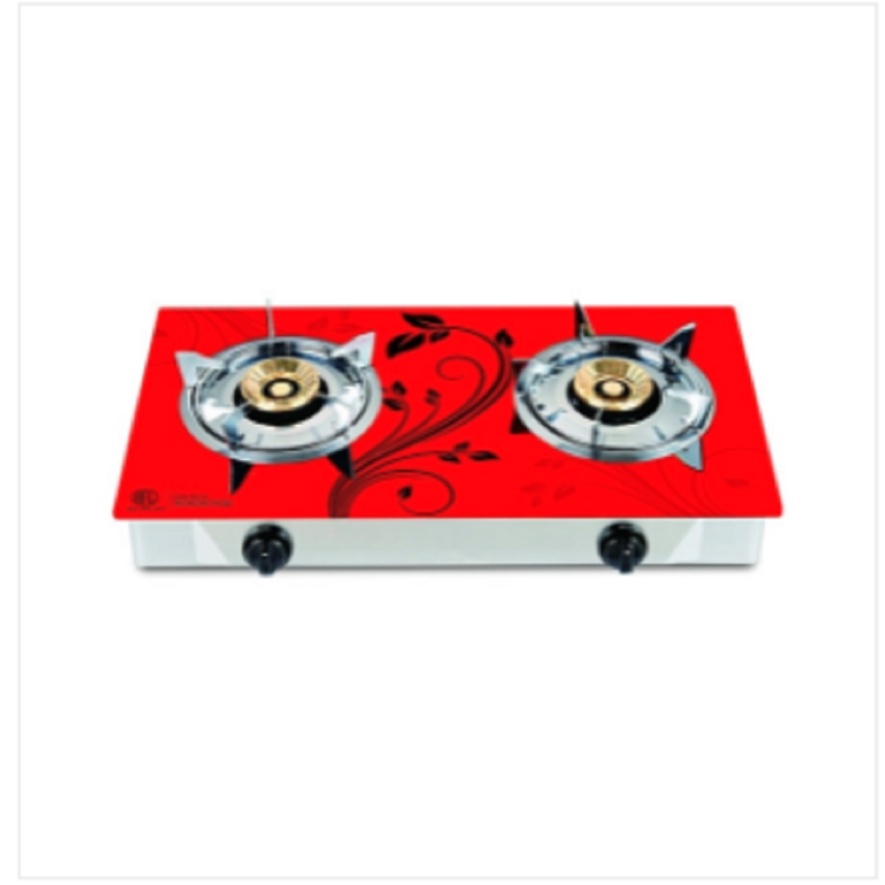 Double Glass NG Gas Stove Silky