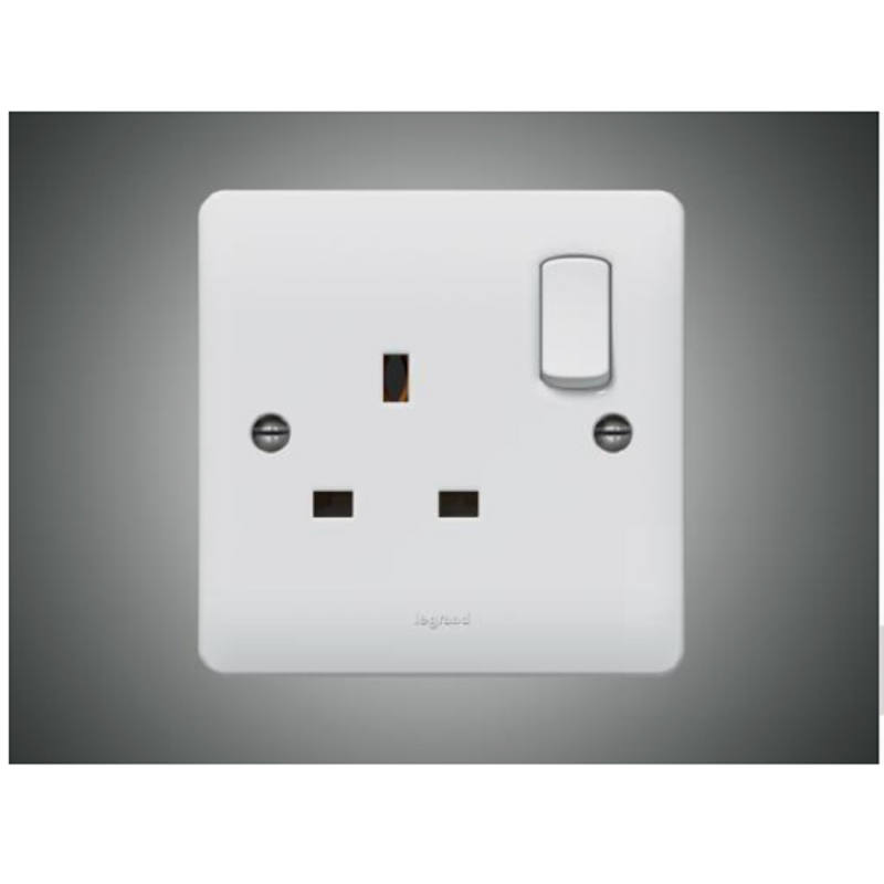 13 A 3 Pin Socket + Switch-Synergy