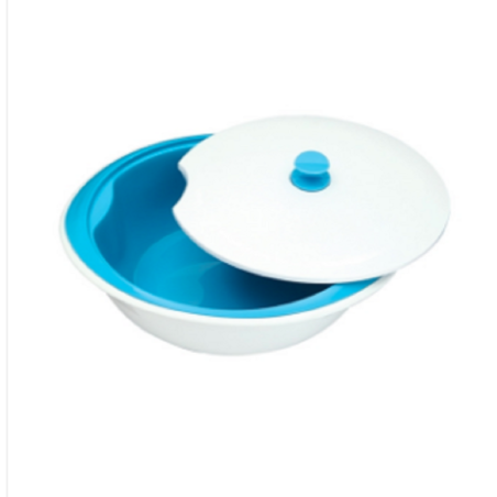 Rainbow Two Layer Oval Food Bowl 2.7L