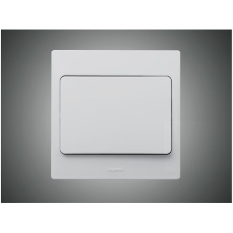 1 Gang 1 Way Switch Mallia White (281000)