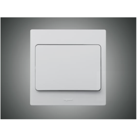 1 Gang 1 Way Switch Mallia White (281000)