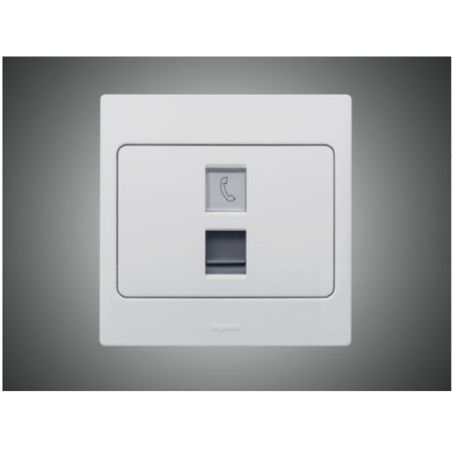 Telephone Socket Mallia white (281160)