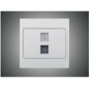 Telephone Socket Mallia white (281160)