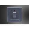 20A DP Switch with Red LED Silver (281261)