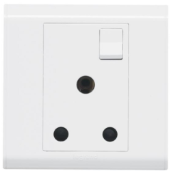 15A 3 Pin Socket+Switch-Belanko