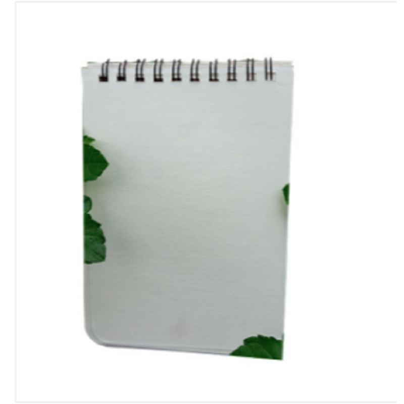 Memo Book White Double-O Ring Notebook