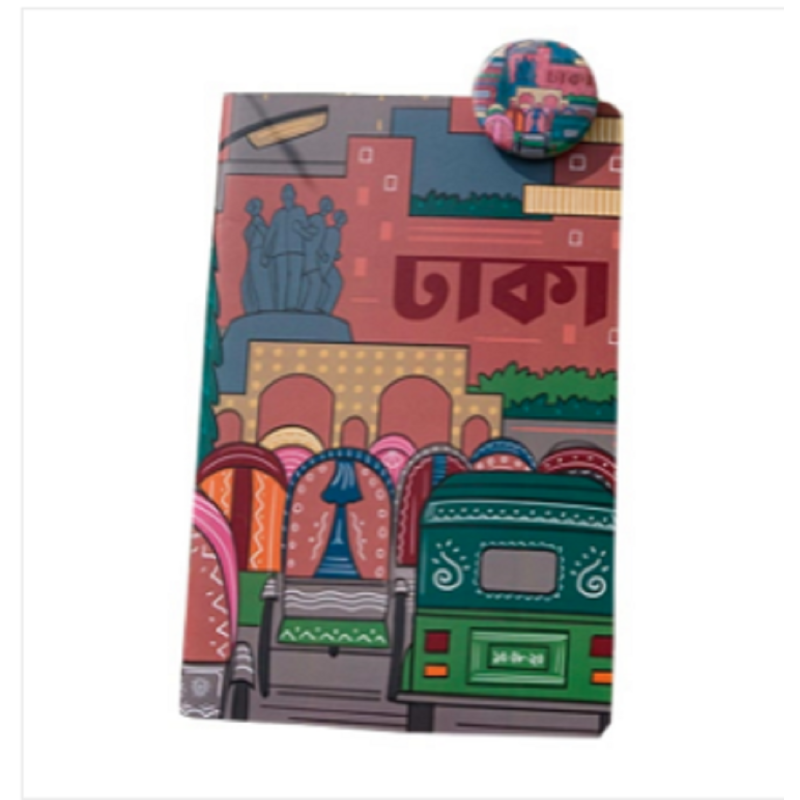 Dhaka Notebook With Badge
