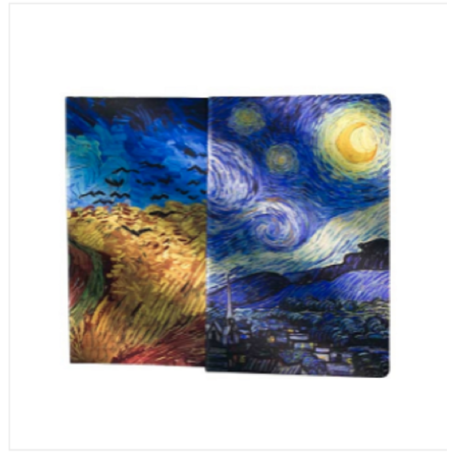 Starry Night & Wheatfield With Crows Notebook