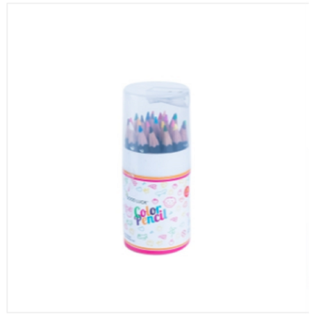 Good Luck Color Pencil PC24 Small 24 Pcs Set