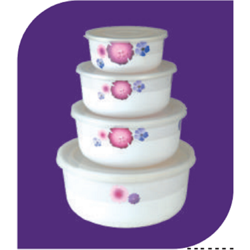 Lilac 4 Pcs Bowl Set Brand: Italiano