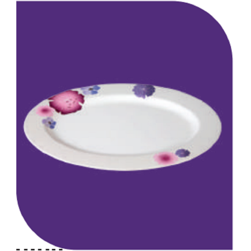 Lilac Decorator Dish 16'' Brand: Italiano