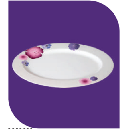 Lilac Decorator Dish 16'' Brand: Italiano