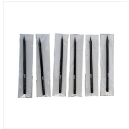 Sevendaysnotes Black Wooden Pencil 6-Pack