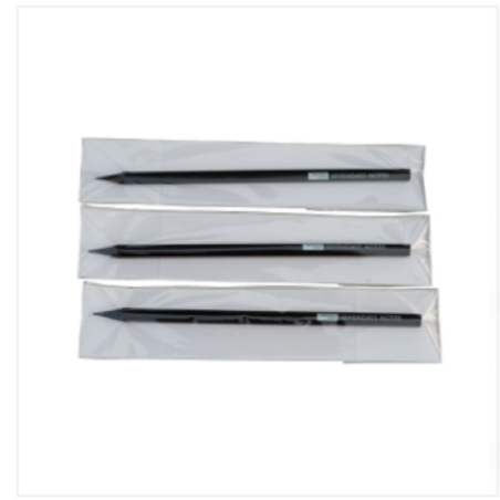 Sevendaysnotes Black Wooden Pencil 3-Pack