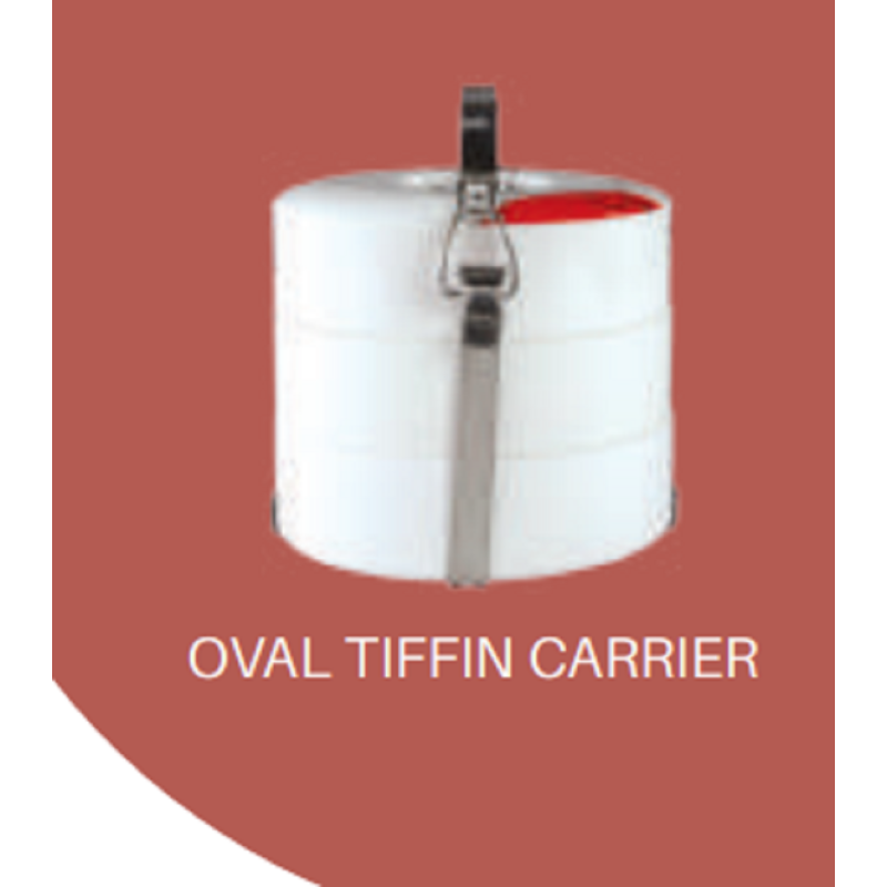 Oval Tiffin Carrier-3 Bati Brand : Italiano