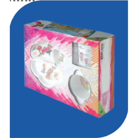 Melamine Kids Gift - 5 pcs Set Brand: Italiano