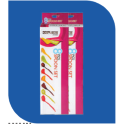 8 Pieces Spoon set- Red Brand: Italiano