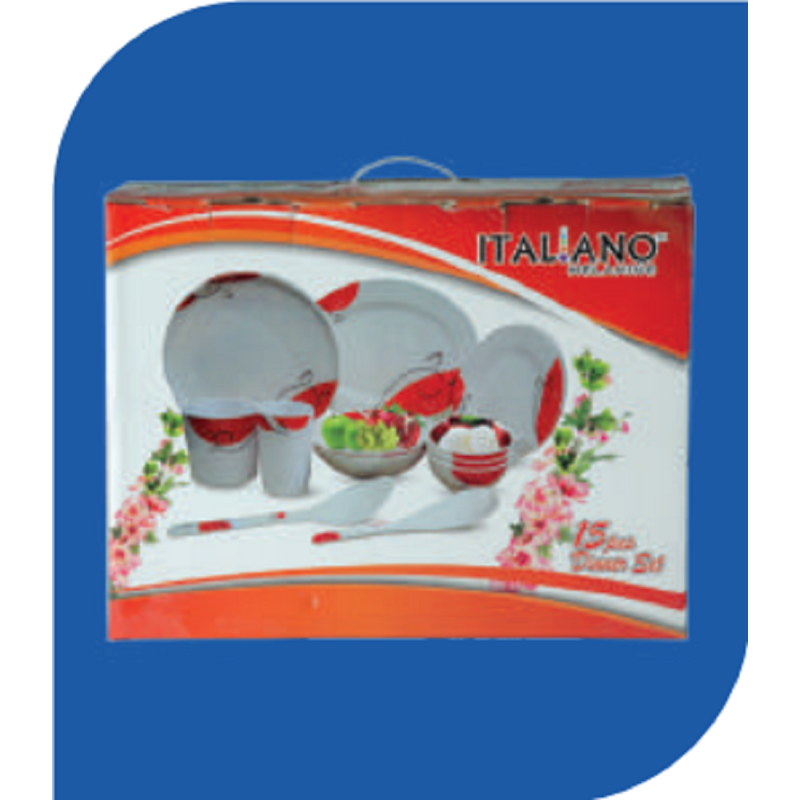 15 PCS Melamine Set Brand: Italiano