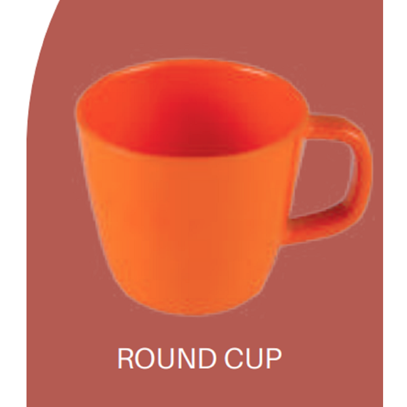 3" Round Cup- Orange brand Italiano