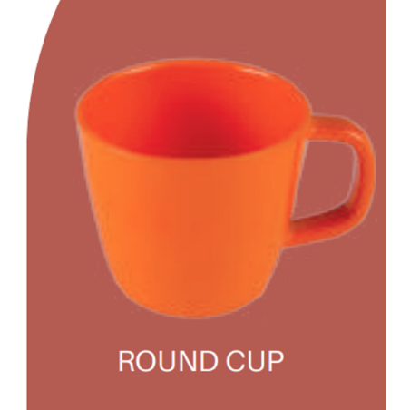 3" Round Cup- Red  brand Italiano