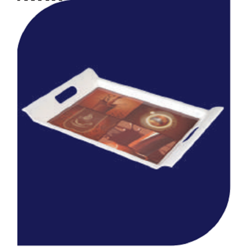 Good Morning 16" Rtg Handle Tray Brand: Italiano