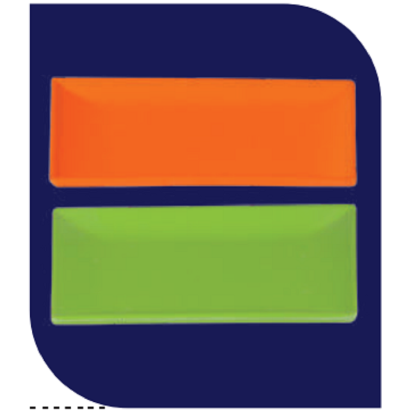 9" Rectangular Tray- Green Brand: Italiano