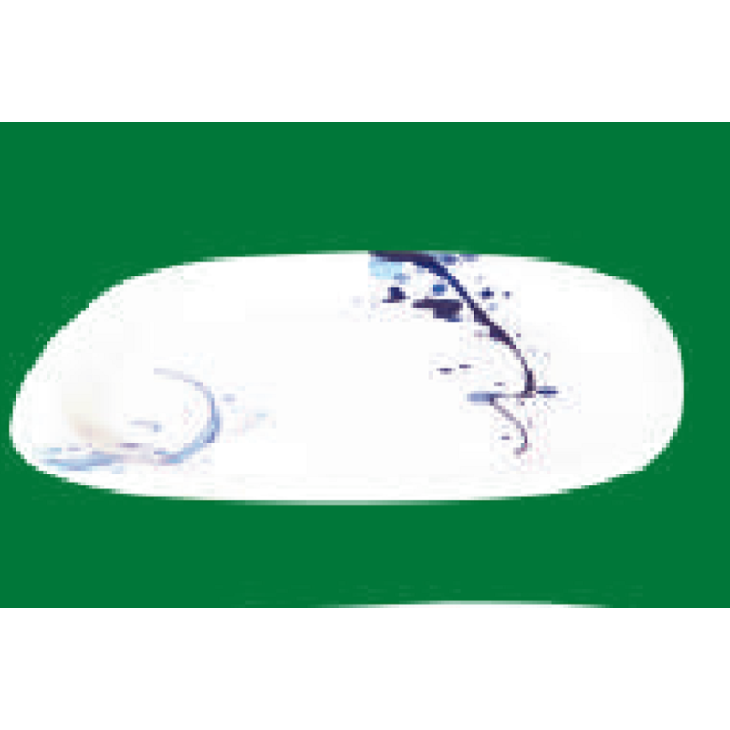 Square Plate 7.5"-BLUE RAY Brand: Italiano