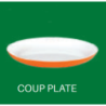 10" Double Color Coup Plate (Red-White) Brand: Italiano